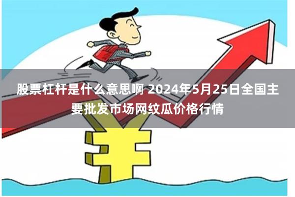 股票杠杆是什么意思啊 2024年5月25日全国主要批发市场网纹瓜价格行情