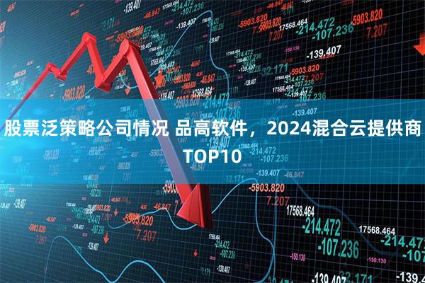 股票泛策略公司情况 品高软件，2024混合云提供商TOP10