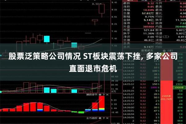 股票泛策略公司情况 ST板块震荡下挫, 多家公司直面退市危机